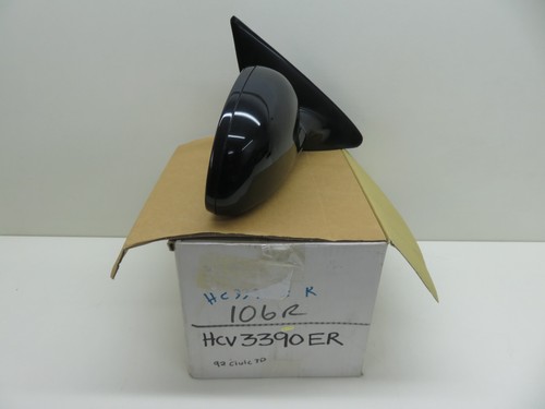OS DRIVER DOOR WING MIRROR FOR HONDA CIVIC 3DR HCV3390ER 1991-1995 106R - Picture 2 of 9
