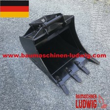 Tieflöffel MS08 Baggerschaufel Baggerlöffel Mobilbagger Bagger 80cm 800mm 