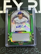 Will Smith 2024 Topps Triple Threads Jumbo Relics Patch Auto /50 Dodgers 