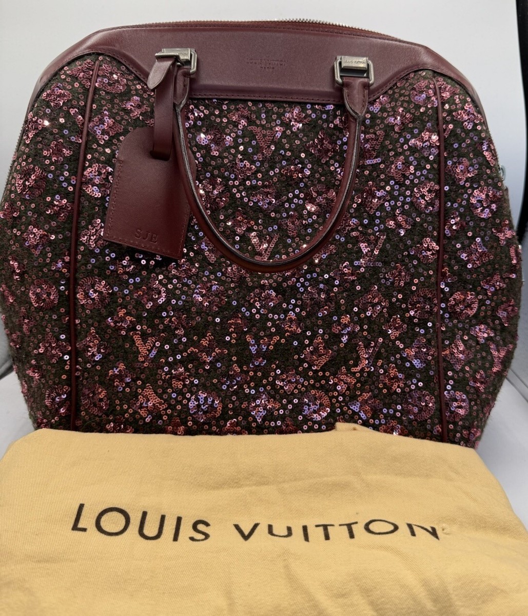 Louis Vuitton Limited Sequins Burgundy Monogram Sunshine Express