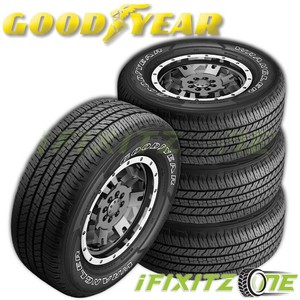 4 Goodyear Wrangler Fortitude Ht All Season 265 70r17 Owl Truck Suv 65k Mi Tires Ebay