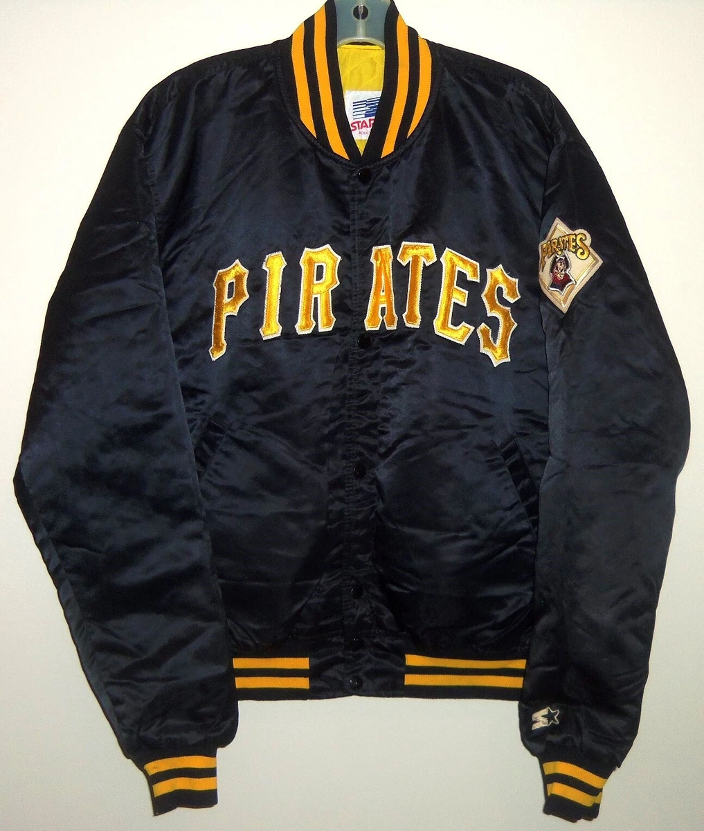 VINTAGE 90's PITTSBURGH PIRATES MLB STARTER SATIN BUTTON UP JACKET LARGE |  eBay