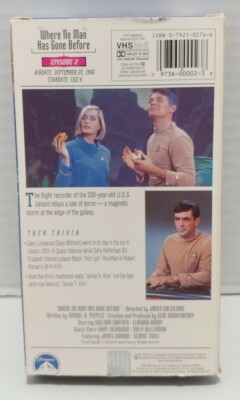 その他 Star Trek 2: Where No Man Has Gone [VHS] Star Trek VHS Where No Man Has Gone Before Episode 2