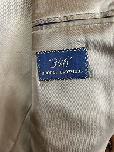 Brooks Brothers Blazer Mens 44L Brown Corduroy 2 Buttons Notch Lapels Jacket - Picture 7 of 12