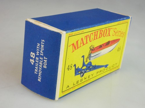 48b Sports Boat & Trailer - 30288 Matchbox Regular Wheels Lesney - Picture 9 of 9