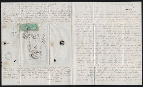GROSSBRITANNIEN LONDON ODER LIVERPOOL NACH PERU 1858/1864 - Bild 2 von 7