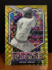 2021 Mosaic Vintage Orange Fluorescent /99 Jim Rice HOF Boston Red Sox #1