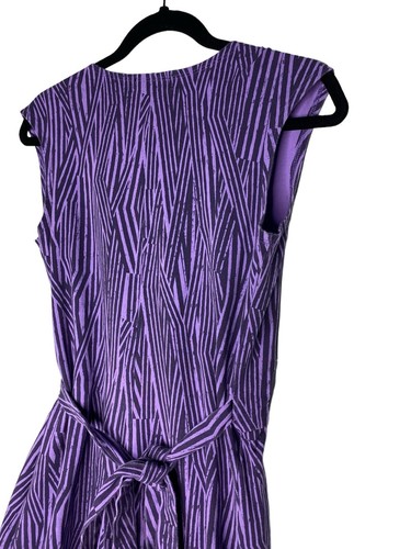 Betabrand Size Medium Wrap Romper Shorts One Piece Purple Sleeveless - Picture 7 of 8