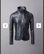 Lakeland Real Leather Jacket Karen Nappa Size 12 Casual Brand New With Tags