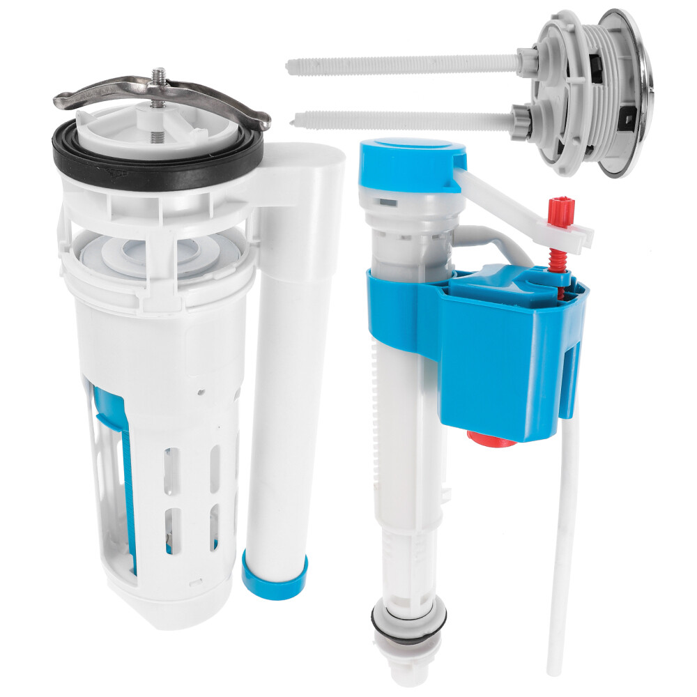 Toilet Inlet and Outlet Valve Guts Replacement Kit Water Tank Valves