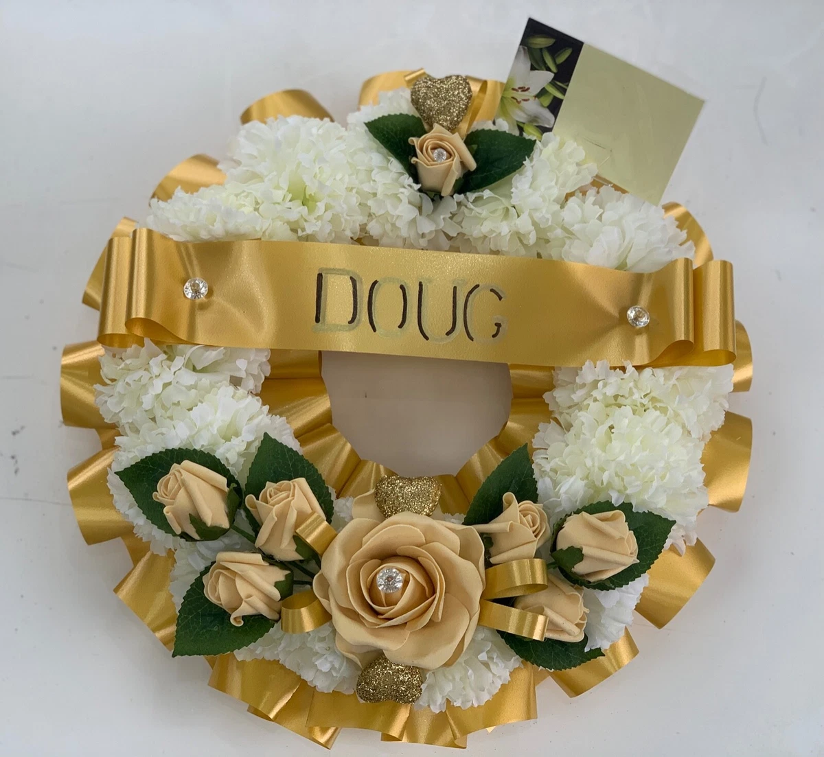 Funeral flower best sale ring