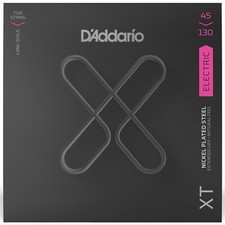 D'Addario XT Nickel Coated 5-String Bass Strings, Long Scale, Regular Light