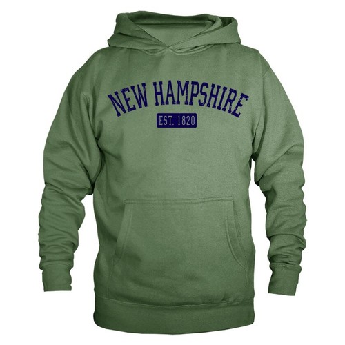 Sudadera con capucha State of New Hampshire NH - Imagen 7 de 10