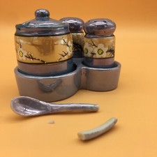 Vintage Tashiro Shoten, Made In Japan, Salt, Pepper & Sugar Set