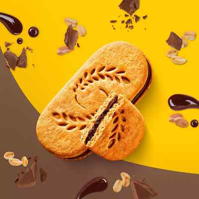 LOT DE 5 - LU - Belvita Miel Et Pepites De Chocolat Biscuits Petit Déjeuner - Boîte De 12