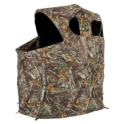 Ameristep AMEBL2000 1 Person Deluxe Folding Hunting Camouflage Tent Chair Blind