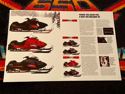    94 YAMAHA VMAX Snowmobile Line-up Poster vintage sleds VMAX-4 600 & 500   