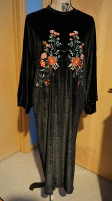 black velvet tunic dress