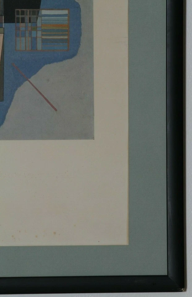 "Joyeux Clair" de Wassily Kandinsky Litografía Sin Firmar Edición Maeght Foto 4 de 4