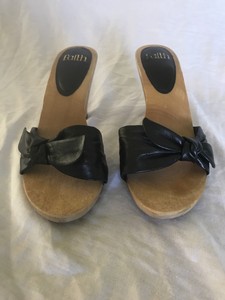 ladies black mules uk