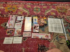 XL vintage lot of Barbie doll posters brochures inserts 1980s 1990s collector