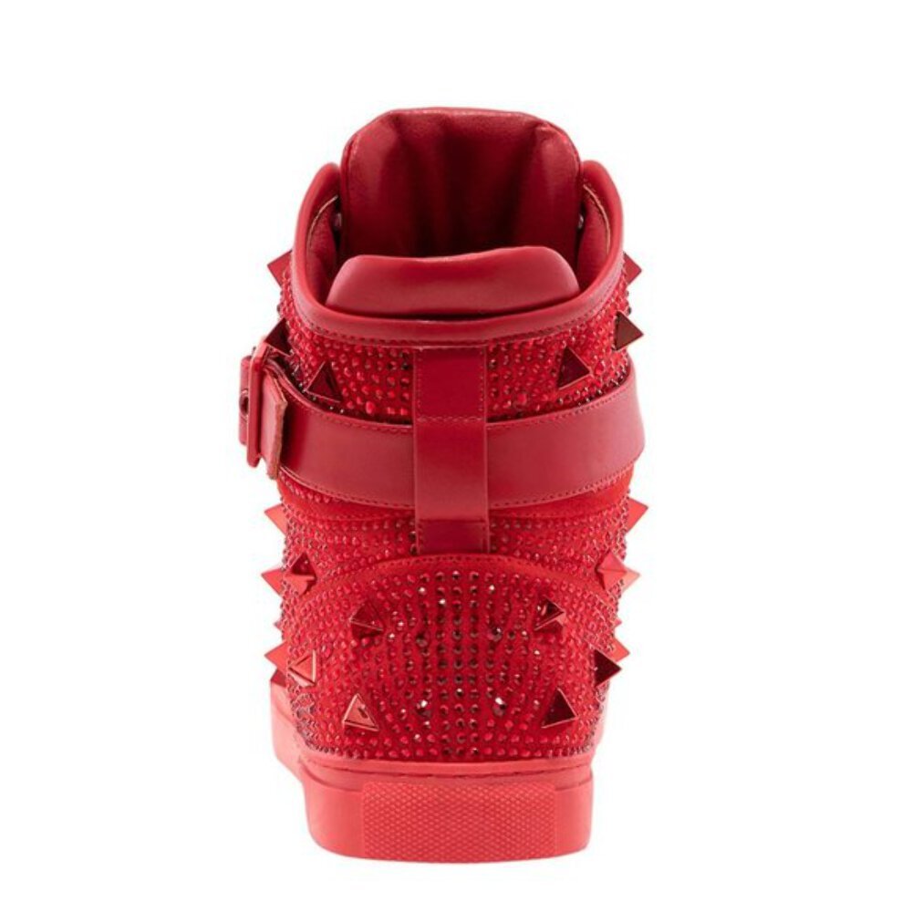 Men's J75 By Jump Soros Red High Top Sneakers NWT | eBay