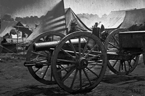 New 5x7 Civil War Photo: Captured 12 Pounder Howitzer at Hanover Court House
