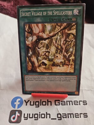 yugioh secret village of the spellcasters deck may be 1st or Unlimited Edition Yu-Gi-Oh Secret Village Of The