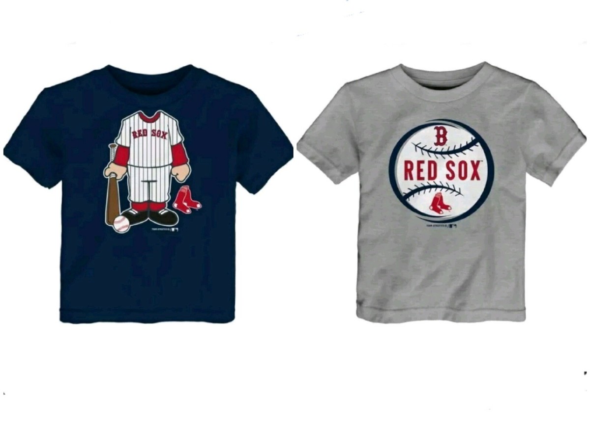 Boston Red Sox MLB Infant / Toddler Blue or Gray Short Sleeve T