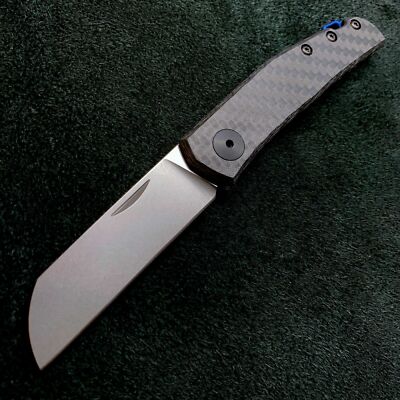 ZERO TOLERANCE ZT ANSO 0230 SLIP JOINT KNIFE 20CV SHEEPSFOOT BLADE CARBON FIBER