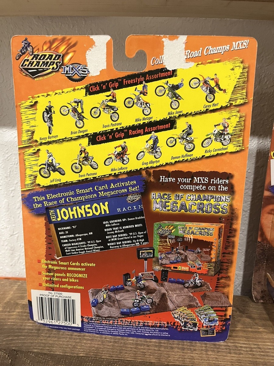 Keith Johnson RARE Road Champs MXS Moto x Dirt Bike Toy Motocross