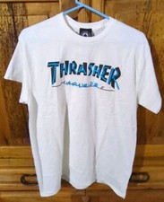 Thrasher Magazine Trademark Tee White And Blue Men's M