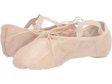 Capezio L111472 Womens Light Pink Juliet Leather Ballet Flats Size 5M