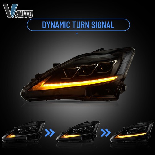 VLAND LED Headlights For Lexus IS250 IS350 ISF 2006-2013 3*Projector Plug & Play - Imagen 4 de 13