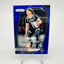 2024 Panini Prizm WNBA Sydney Colson Blue Velocity Prizm #73 ACES