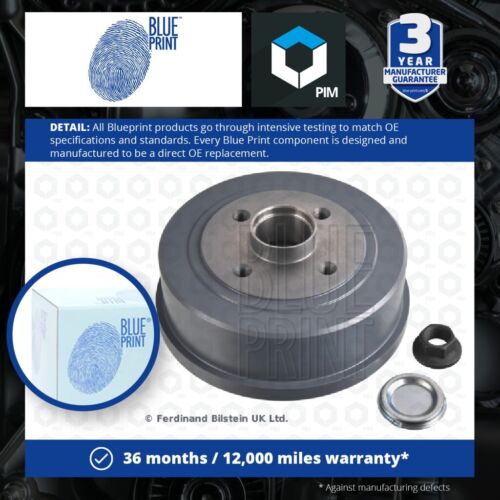 Brake Drum fits VAUXHALL TIGRA X04 Rear 1.4 1.8 1.3D 04 to 09 200mm Blue Print - Picture 1 of 3