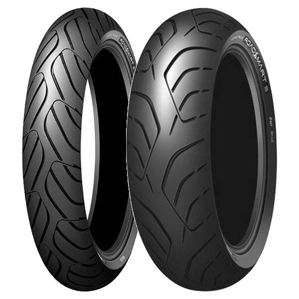 TYRE PAIR DUNLOP 110/80-19 59V + 180/55-17 (73W) ROADSMART 3