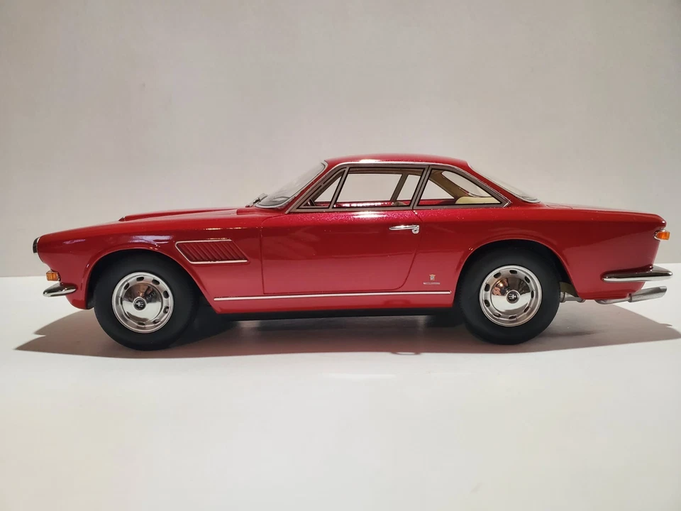 BOS Models 1966 Maserati Sebring Series II 3500 GT 1:18 Resin Car LE 1000 Red - Image 3 of 4