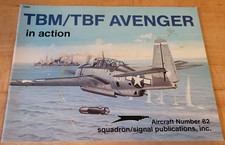 TBM /TBF Avenger in Action by Charles Scrivner (1987, Trade Paperback)