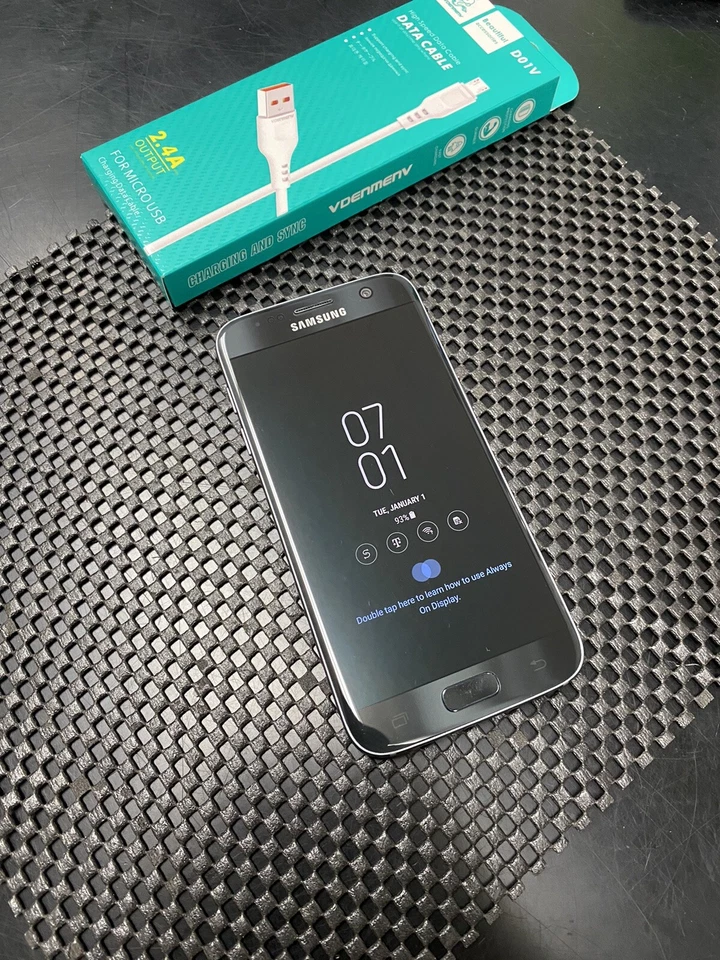 Unlocked ✨ Samsung Galaxy S7 SM-G930V 32GB Onyx Black Fully Functional Tested - Image 2 of 4