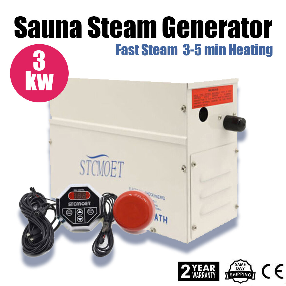 3KW Steam Generator Sauna Steam Machine Home Dry Streaming Furnace ST-30