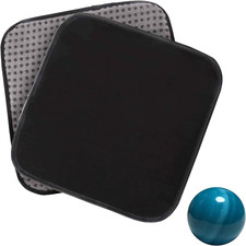 Microfiber Bowling Ball Towel 10 Inches X 8 Inches Bowling Shammy Pad with Easy-