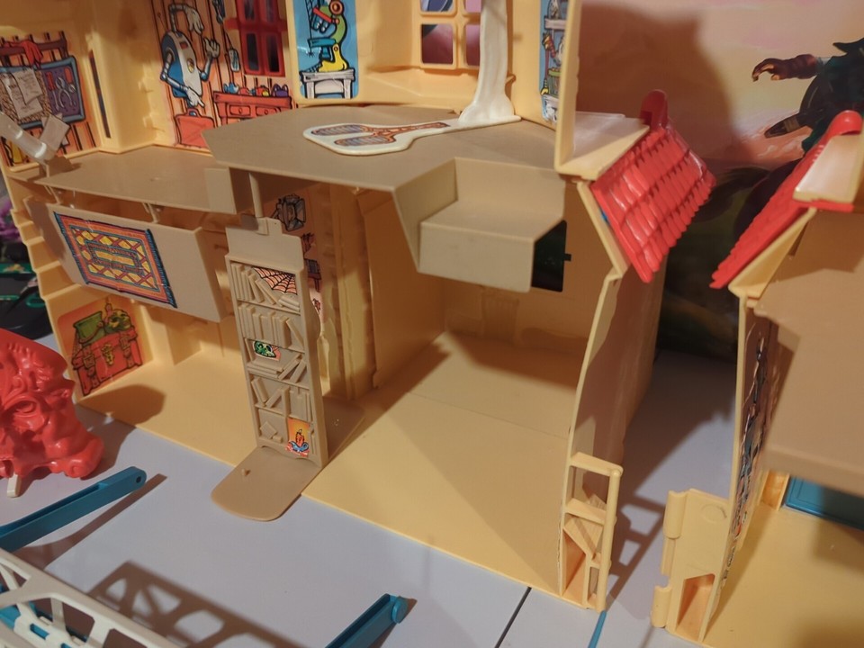 Ghostbusters Filmation – Ghost Command Center Avec Levier De Trappe – Tyco 1985