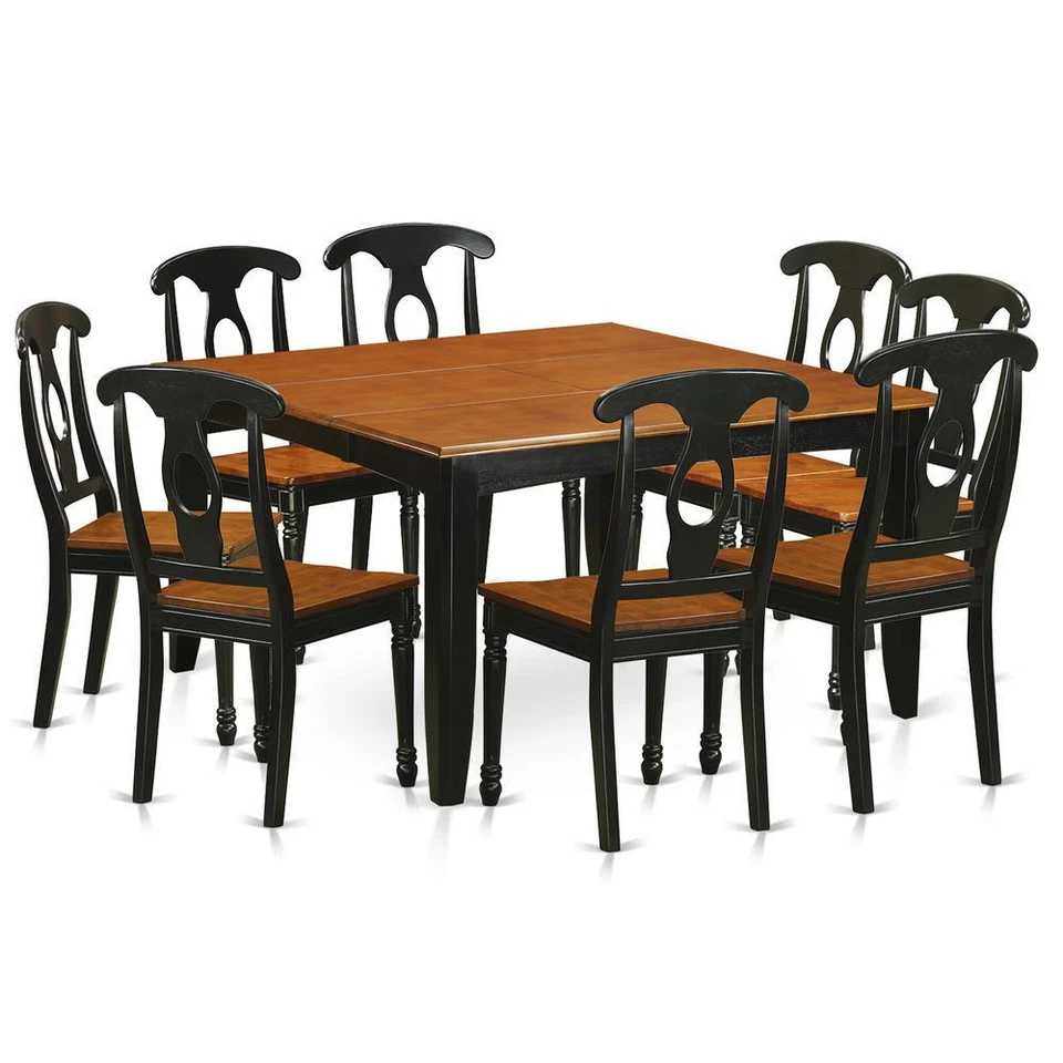 9  Pc  Dining  room  set-Dining  Table  and  8  Wooden  Dining  Chairs - Image 4 of 4
