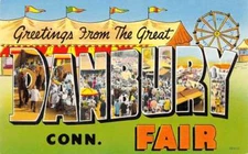 Danbury Connecticut Greetings From The Great scenic views vintage pc Z51271