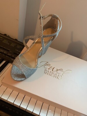 silver wedge dress shoes Angel Silver