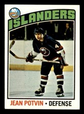 1976 Topps Hockey #93 Jean Potvin NM/MT *d3