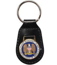 Brand New Supreme Pledge Allegiance Keychain F the President Leather Box Logo