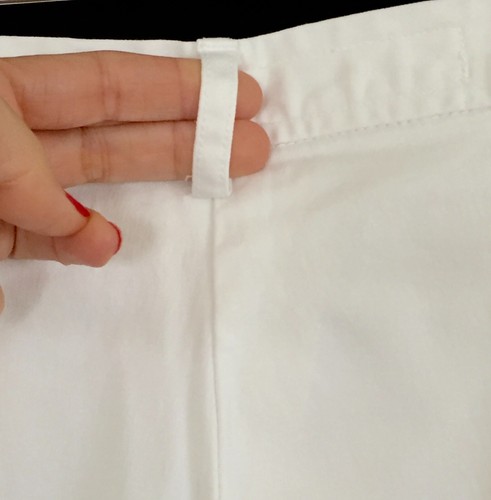 Vintage Marithe Francois Girbaud Chino Shorts Size 6 Small Cotton Stretch White - Picture 7 of 9