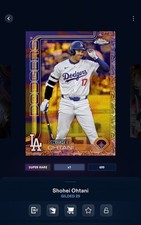 Shohei Ohtani 2025 Topps Gilded Collection Topps Bunt Digital Card LA Dodgers 🔥